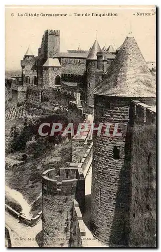 CArcassonne Cartes postales Tour de l'inquisition