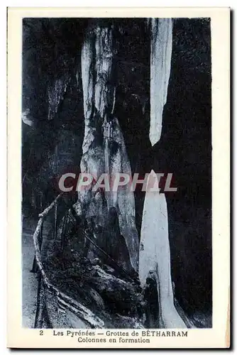 GRottes de Betharram Cartes postales Colonnes en formation