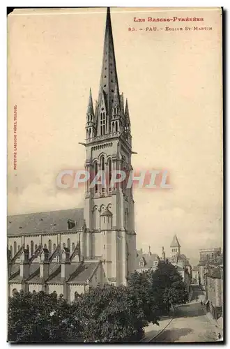 Pau Cartes postales Eglise St Martin