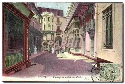 Vichy Cartes postales Passage et hotel des Postes