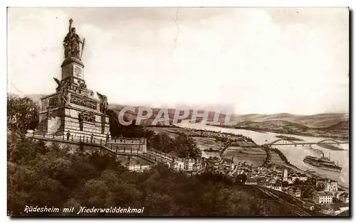 Allemagne Cartes postales Rudesheim mit Niederwalddenkmal