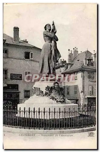 Chambery Cartes postales Monument de l&#39annexion