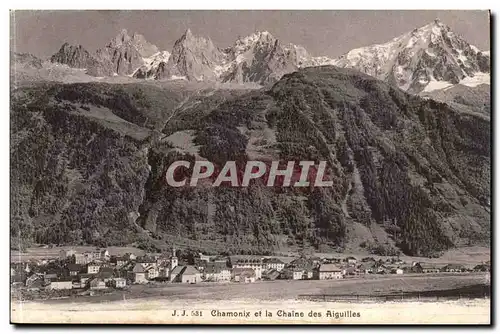 Chamonix Cartes postales Chaine des Aiguilles