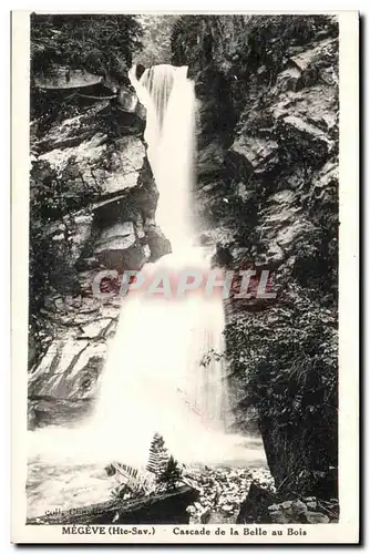 Megeve Cartes postales Cascade de la belle au bois dormant