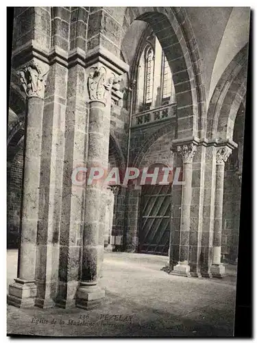 Vezelay Ansichtskarte AK Eglise de la Madeleine interieur du Narthex