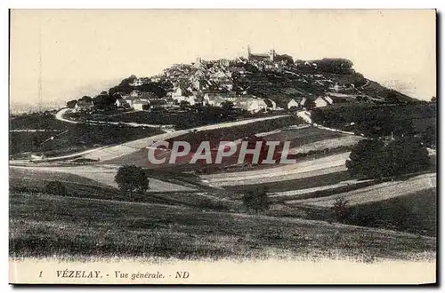 Vezelay Cartes postales Vue generale