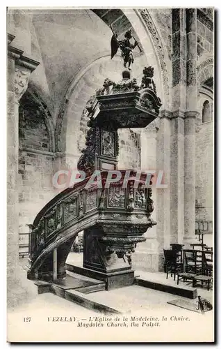 Vezelay Ansichtskarte AK l&#39eglise de la Madeleine La chaire