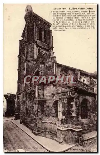 Tonnerre Cartes postales Eglise Notre Dame