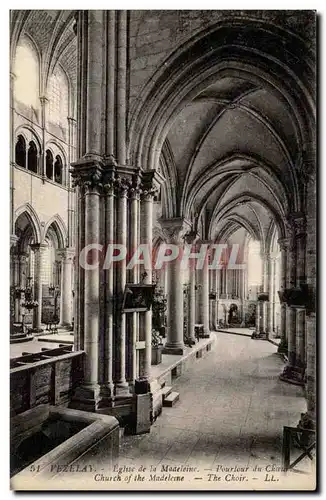 Vezelay Cartes postales Eglise de la Madeleine Pourtour du clocher