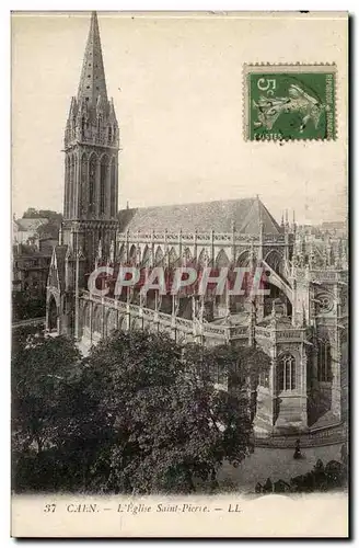 Caen Cartes postales L&#39eglise Saint Pierre