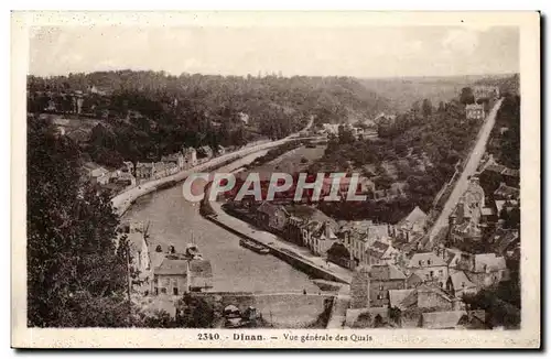 Dinan Cartes postales Vue generale des quais