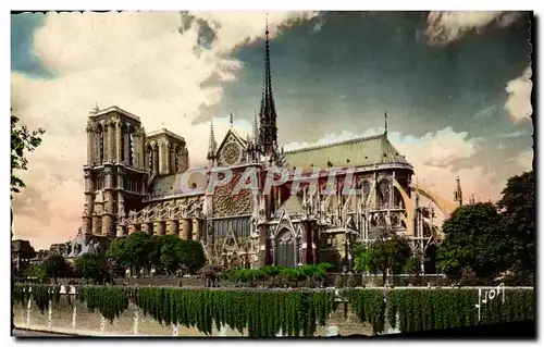 Paris Ansichtskarte AK Notre Dame et le square de l&#39eveche