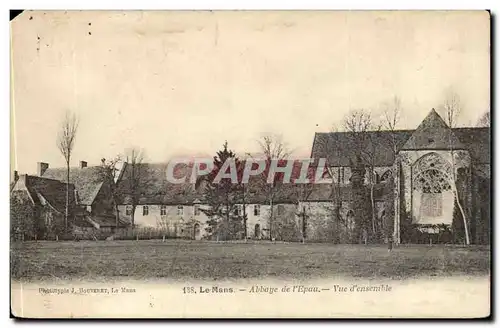 Le mans Cartes postales Abbaye de l&#39Epau Vue d&#39ensemble