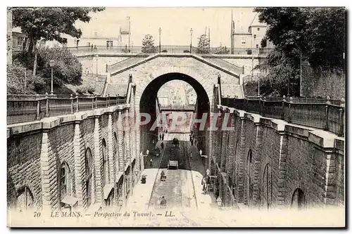 Le mans Ansichtskarte AK Perspective du tunnel