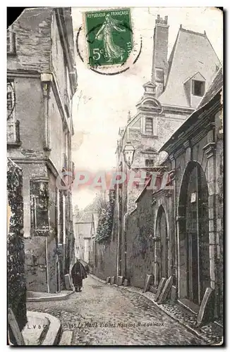 Le mans Cartes postales Vieilles maisons Rue de Vaux