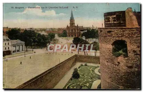 Angers Ansichtskarte AK Panorama sur le Quartier St Laud