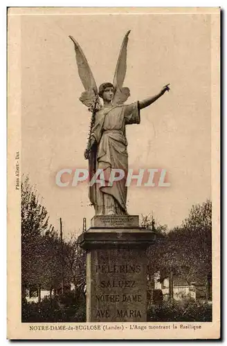 Notre Dame de Buglose Cartes postales L&#39ange montrant la basilique