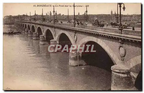 Bordeaux Cartes postales Pont sur la Garonne