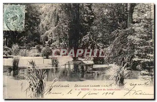 Reims - Un Coin de Jardin Ecoe - Ansichtskarte AK