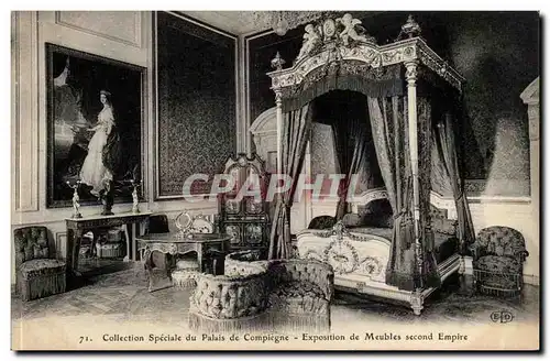 Compiegne - Colection Speciale du Palais - Exposition de Meubles second Empire - Cartes postales