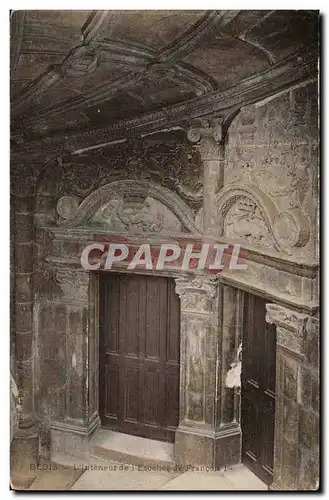 Blois - L&#39Interieur de l&#39escalier de Francois I - Cartes postales