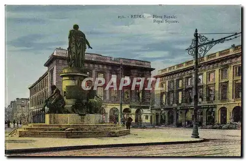 Reims Cartes postales Place royale