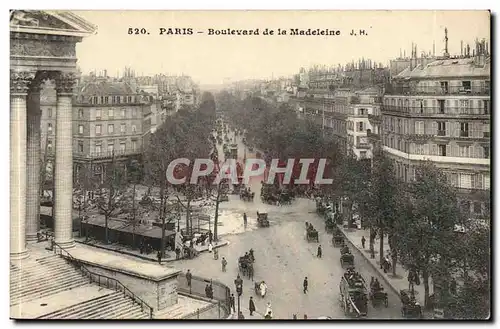 Paris Cartes postales Boulevard de la Madeleine