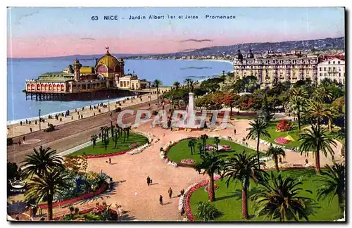 Nice Cartes postales Jardin Albert 1er et jetee promenade