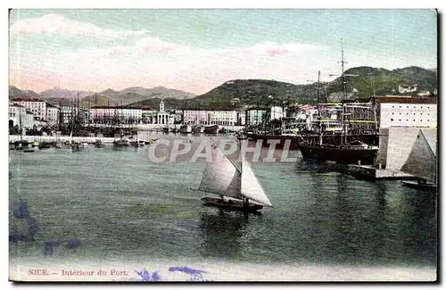 Nice Cartes postales Interieur du port (bateaux)