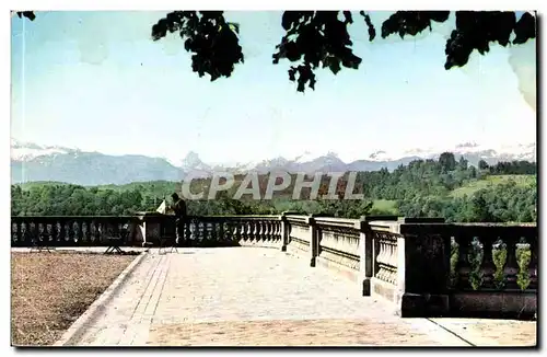 Pau Ansichtskarte AK La chaine des Pyrenees vue du boulevard