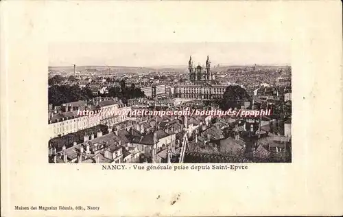 nancy - Vue Generale prise depuis Saint Epvre - Cartes postales