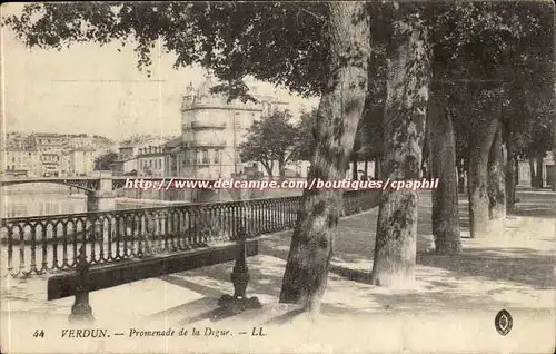 Verdun - Promenade de la Digue - Ansichtskarte AK