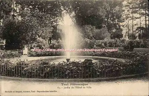 Toul - Jardin de l&#39Hotel de Ville - Ansichtskarte AK