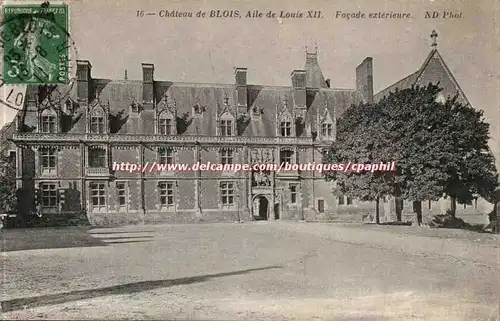 Ansichtskarte AK Chateau de Blois Aile de Louis XII Facade exterieure