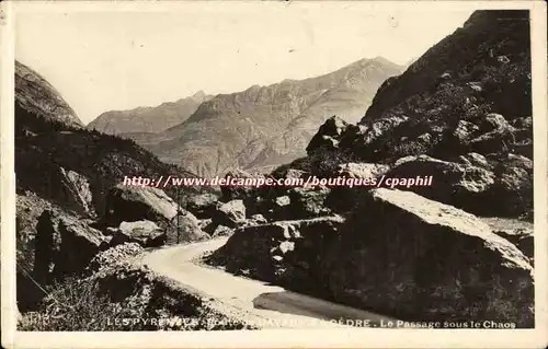 Gavarnie Cartes postales Pyrenees Cedre Le passage sous le chaos