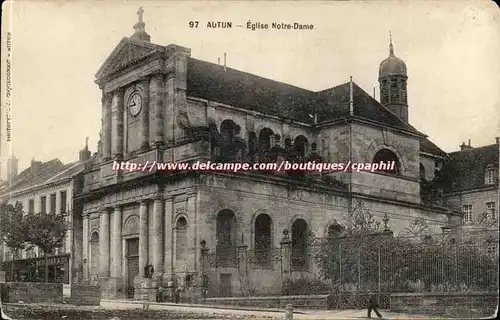 Autun Cartes postales Eglise Notre Dame