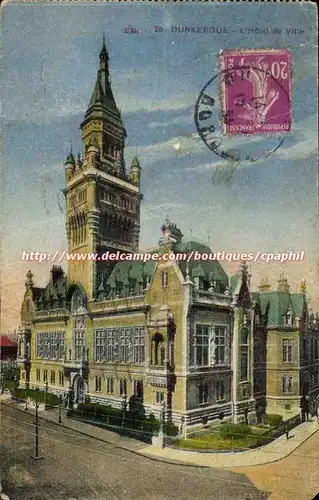 Dunkerque Cartes postales L&#39hotel de ville
