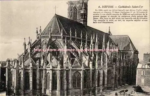 Nevers Cartes postales Cathedrale Saint Cyr