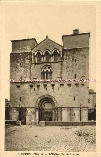 Nevers Cartes postales l'eglise Saint Etienne