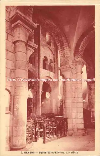 Nevers Cartes postales Eglise Saint Etienne