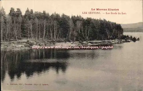 Morvan lac des Settons Cartes postales Bords du lac