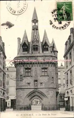 Bordeaux Cartes postales La porte du palais