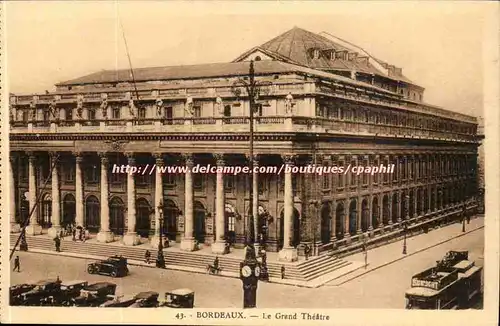 Bordeaux Cartes postales Le grand theatre