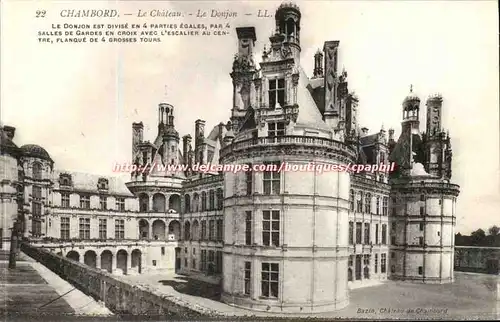 Chambord - Le Chateau - Le Donjon - Cartes postales