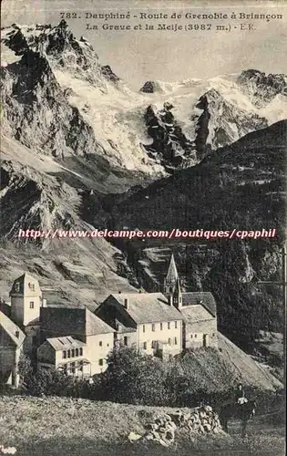 Dauphine - Route de Grenoble a Briancon - La Grave et la Meije Cartes postales