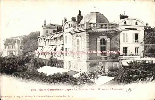 Saint Germain en Laye - Le Pavilon Henri IV vu de l&#39ascenceur - Cartes postales