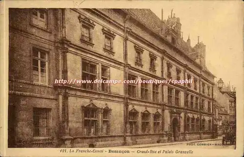 Besancon les Bains - Grand Rue et Palais Granvelle - Ansichtskarte AK