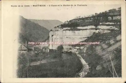 Mouthier - Valee de la Loue - L'Usine et le Rocher de la Tournelle - Cartes postales