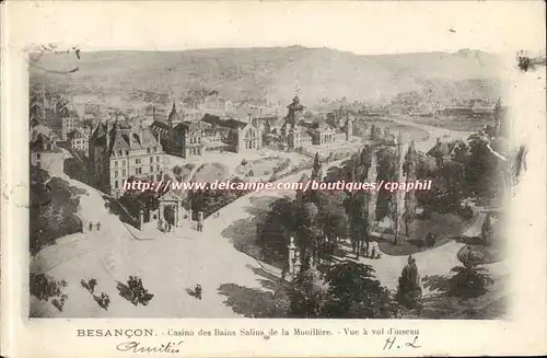 Besancon les Bains - Casino des Bains Salins de la Mouillere - Ansichtskarte AK