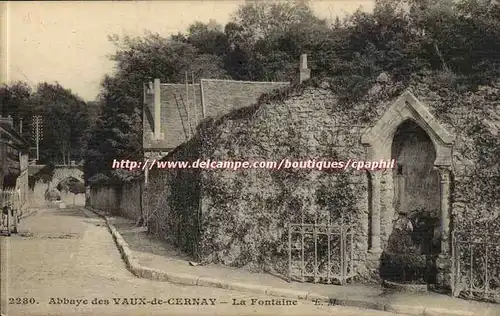 Saint-Nom-la-Breteche - Abbaye des Vaux de Cernay - La Fontaine - Ansichtskarte AK